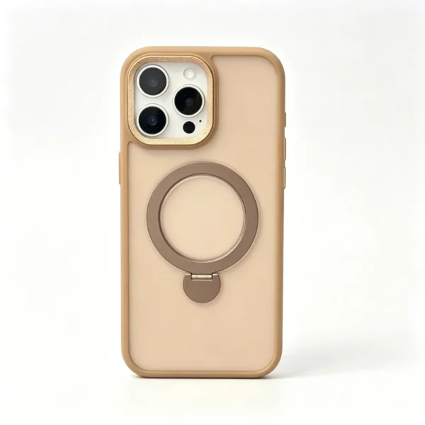 Exklusives iPhone 15 Pro Max Hülle mit rotierendem Metallhalter