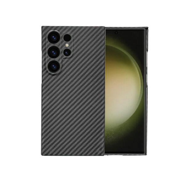 Luxus-Hülle aus echtem Carbon für Samsung Galaxy S24